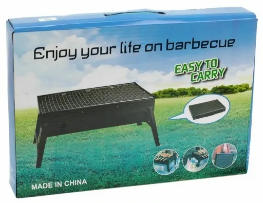 Grill węglowy Turystyczny Składany 43 x 29cm B1514 zdjęcie 8