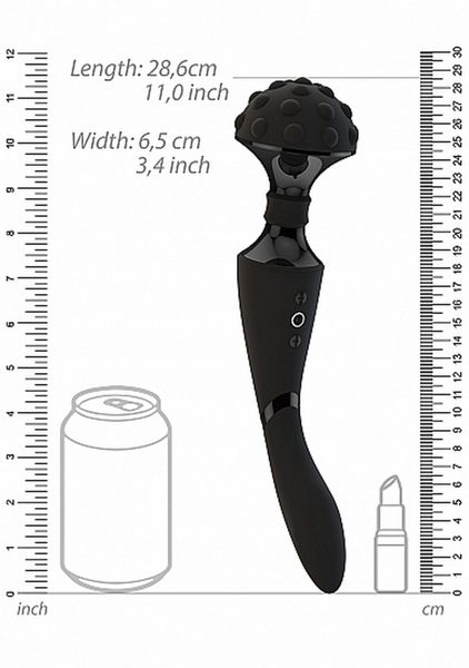 Stymulator- Shiatsu Bendable Massager Wand - Black zdjęcie 5