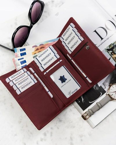 portfel damski z lakierowanej skóry naturalnej - 4u cavaldi na Arena.pl