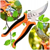 Sekator ogrodowy Ręczny do Pędów krzewów kwiatów OSTRY mocny STAL