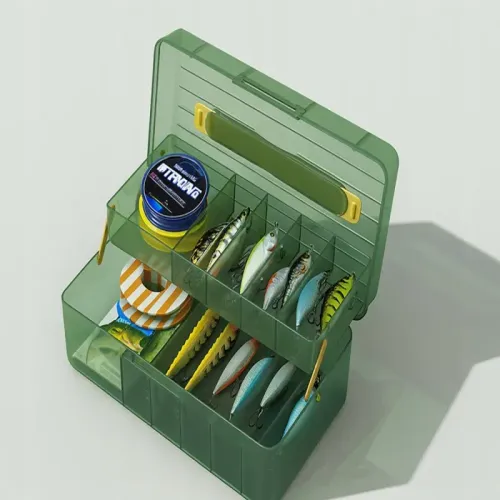 Organizer na kable i ładowarki elektronikę skrzynka wędkarska na Arena.pl