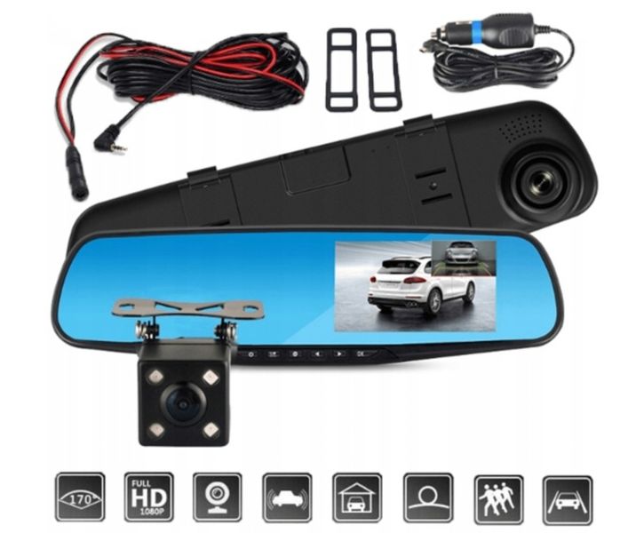 WIDEOREJESTRATOR KAMERA COFANIA LUSTERKO FULL HD zdjęcie 3