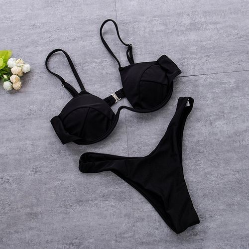 STRÓJ KĄPIELOWY DWUCZĘŚCIOWY KOSTIUM BIKINI BRAZYLIJSKIE PUSH UP KOLORY L na Arena.pl