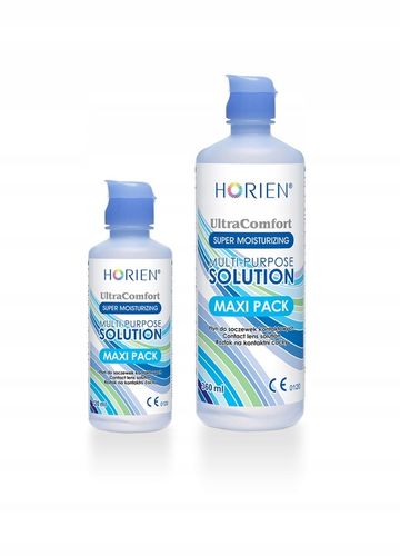 Płyn do soczewek HORIEN Ultra Comfort 500 ml + pojemniczek na Arena.pl