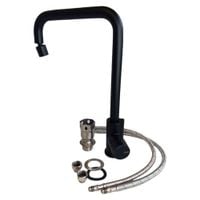 Kran bateria kuchenna czarna obrotowa