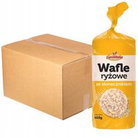 Eurowafel Wafle ryżowe ze słonecznikiem 100 g x 16 sztuk