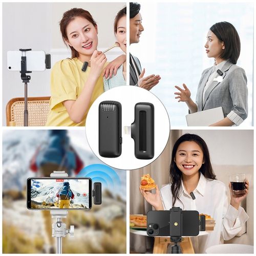 Pojemnościowy Bezprzewodowy Mikrofon Krawatowy ULANZI J11 Lightning na Arena.pl