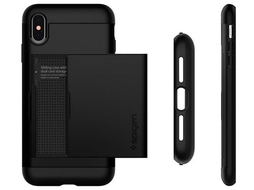 Etui Spigen Slim Armor CS Apple iPhone Xs Max Black na Arena.pl