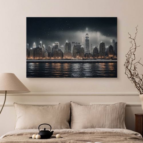 Obraz Na Płótnie Do Biura Nowy Jork Panorama Architektura 100cm x 70cm na Arena.pl