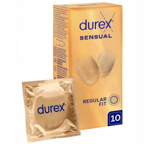 Prezerwatywy DUREX SENSUAL super cienkie nawilżane delikatne 10 szt. na Arena.pl