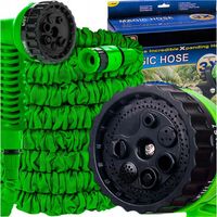 ROZCIĄGLIWY WĄŻ OGRODOWY ZWIJANY 20-60 METRÓW SOLIDNY DO PODLEWANIA OGRÓD