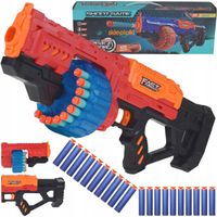 BEZPIECZNA WYRZUTNIA RĘCZNY KARABIN NA MIĘKKIE STRZAŁKI ZABAWKA DLA DZIECI