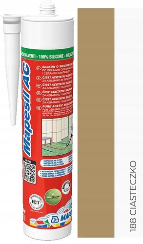 MAPEI Silikon Mapesil AC 188 CIASTECZKO 310ml na Arena.pl