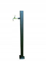 Kran słupek ogrodowy YaPko Czarny 2 wyjścia