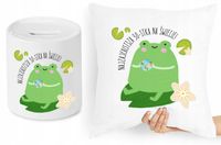 Na Urodziny 30 Zestaw Poduszka + Skarbonka Prezent Z Nadrukiem Ze Zdjęciem