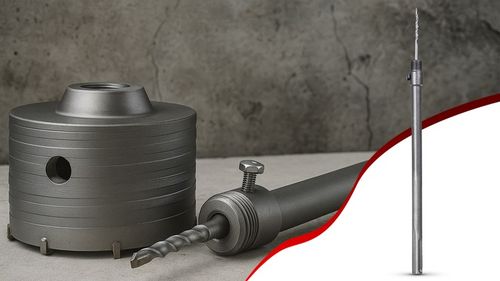 ADAPTER do OTWORNIC PRZEDŁUŻKA 600mm M22x2.0 KORONKI SDS MAX do BETONU na Arena.pl