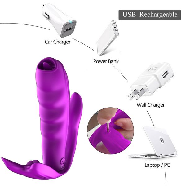 Stymulator-Silicone Panty Vibrator Usb 7 Function / Heating zdjęcie 5