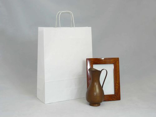 Torba papierowa biała 32 x 12 x 41 cm na Arena.pl