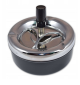 Średnia Popielniczka Okrągła Papierosowa Zamykana