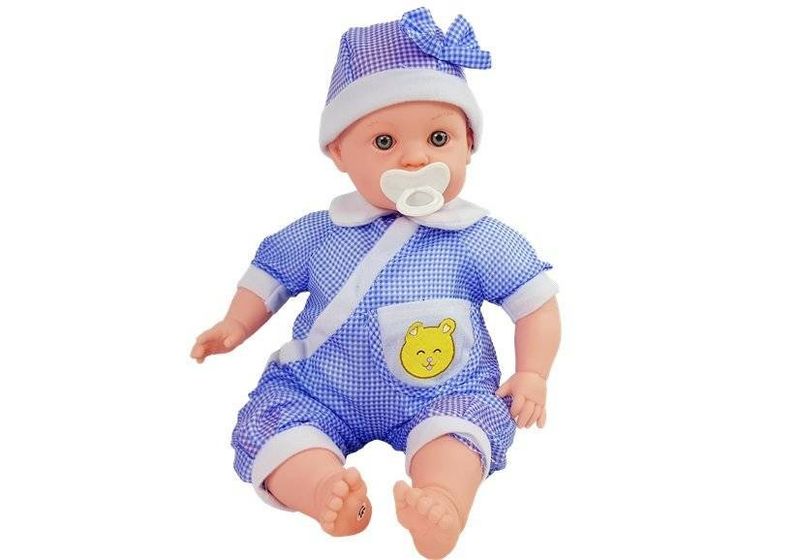 Lalka Bobas 45 cm Niebieskie Ubranie zdjęcie 2