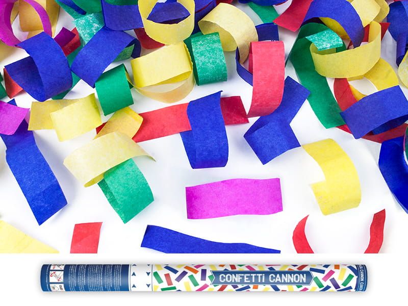 Tuba z konfetti, mix, 60cm zdjęcie 1