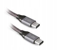 Kabel Przewód SBS USB-C do USB-C 240W 1m Szary