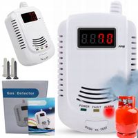 CERTYFIKOWANY CZUJNIK GAZÓW ŁATWOPALNYCH LPG GAZ ZIEMNY METAN ALARM CZUJKA