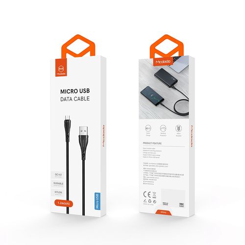 mcdodo krótki kabel android auto micro usb szybkie ładowanie quick charge na Arena.pl
