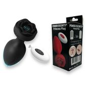 Power Escorts - Princess Plug - Remote Rose Design Plug - Usb Rechargeable