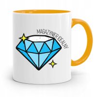 Kubek Żółty Dla Magazyniera Idealny Prezent Z Nadrukiem Ze Zdjęciem