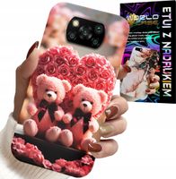 ETUI DO XIAOMI POCO X3 - RODZINKA RÓŻANYCH MISIÓW SERCE + SZKŁO
