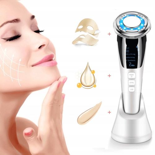 MEZOTERAPIA BEZIGŁOWA MASAŻER EMS TWARZY LIFTING 5w1 URZĄDZENIE DO MASAŻU na Arena.pl