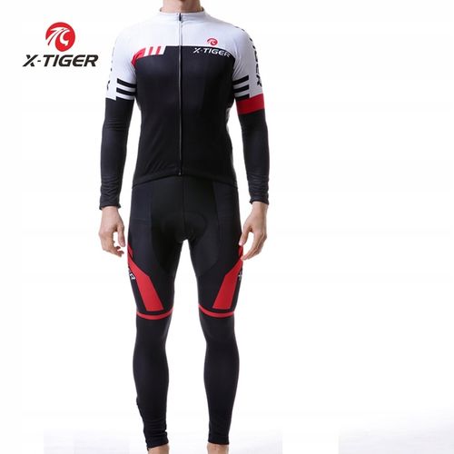 STRÓJ ROWEROWY MĘSKI X-TIGER GETRY ŻEL KOSZULKA na Arena.pl