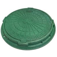 Pokrywa właz do studzienki szamba 60cm WL-60/75 BP zielony