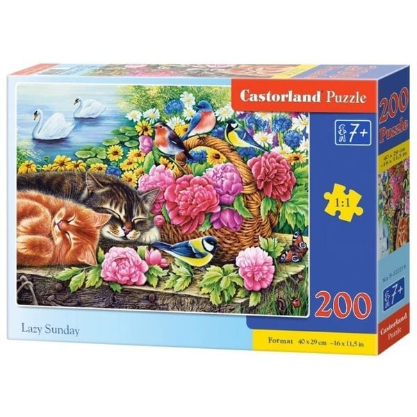 Puzzle 200 lazy sunday CASTOR zdjęcie 1