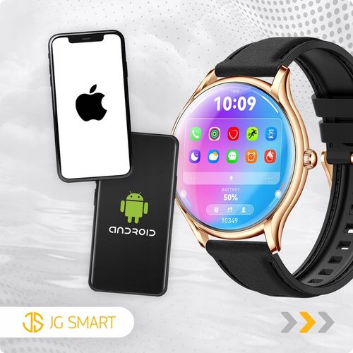 SMARTWATCH DAMSKI ZEGAREK PL MENU POWIADOMIENIA ROZMOWY SMART WATCH 4 PASKI na Arena.pl