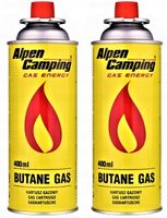 KARTUSZ GAZOWY x2 DO KUCHENKI PALNIKA NABÓj 400ML