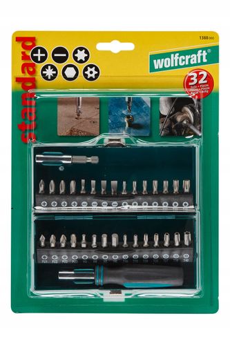 WOLFCRAFT WF1388000 ZESTAW BITÓW STANDARDOWYCH na Arena.pl