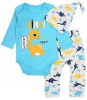 BODY+SPODNIE+CZAPKA ZESTAW 3CZ t.rex 3/6 H600F