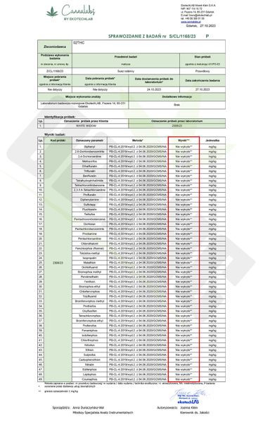 Susz konopny CBD | WHITE WIDOW | 50 g zdjęcie 2