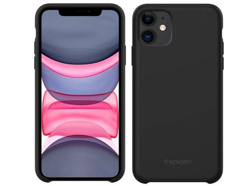 Etui Spigen Silicone Fit do Apple iPhone 11 Black na Arena.pl