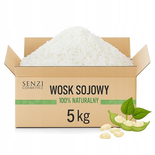 WOSK SOJOWY Do Świec Sojowych 5KG Płatki NATURALNY EKO ŚWIECE PREMIUM na Arena.pl