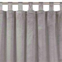 CURT/HOM/VILA/VELVET/TAB/GREY/200x225