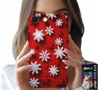 ETUI DO IPHONE 6 / 6S - PŁATKI ŚNIEGU, ŚNIEG, GWIAZDKI, ŚWIĘTA