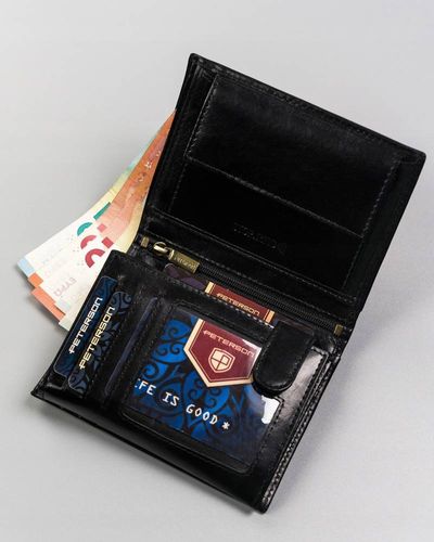 duży portfel męski bez zapięcia - peterson na Arena.pl