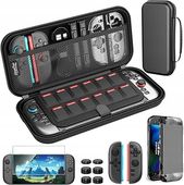 Zestaw Etui do konsoli Nintendo Switch 2,osłona joysticka,szkiełko ochronne