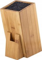 STOJAK NA NOŻE DO NOŻY NOŻYCZKI BAMBUSOWY BLOK UNIWERSALNY