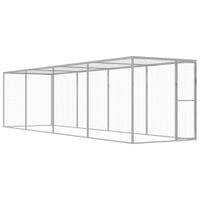 Klatka dla kota, 6 x 1,5 x 1,5 m, stal galwanizowana