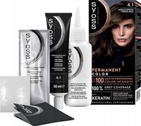 SYOSS PERMANENT COLOR FARBA DO WŁOSÓW TRWAŁA NR 4_1 ŚREDNI BRĄZ 1 SZT