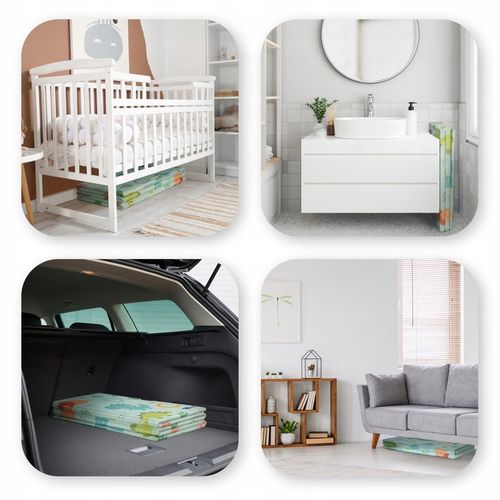 OGROMNA DWUSTRONNA MATA EDUKACYJNA DLA DZIECI SKŁADANA 180x200 GRUBOŚĆ 1CM na Arena.pl